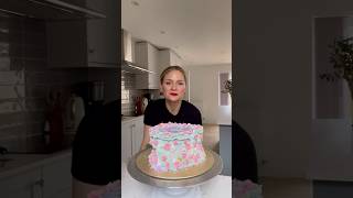 Cake process  start to finish cakedecorating cakes cakevideos [upl. by Kinch482]