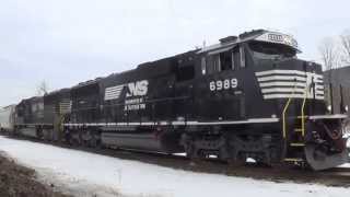 Day OneNorfolk Southern Train Action In Waverly NY amp Sayre PA IN HD [upl. by Carole]