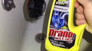 How To Unclog A Drain With Drano Gel Commercial Strength [upl. by Gustafsson]