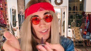 ASMR Roleplay  Hippie Store Owner Energy Healing [upl. by Aruasi878]