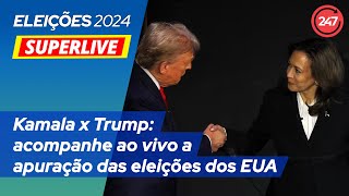 Eleições EUA  Kamala x Trump acompanhe ao vivo a apuração das eleições dos EUA [upl. by Mutua]