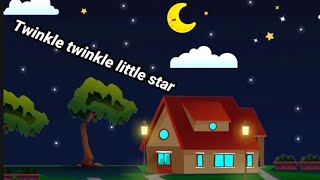 Twinkle twinkle little star English rhymes Kids learning moral rhymes [upl. by Petrine]