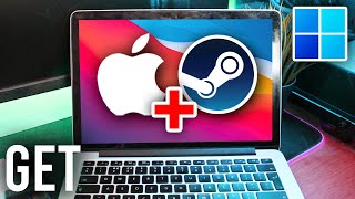 How To Play Steam Windows Games On Mac  Best Method [upl. by Eclud]