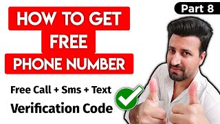 How to get Free Phone Number for Verification  Temp Number for Otp [upl. by Akilat]