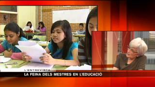 TV3  Entrevista 324  La feina del mestre en leducació Àngels Ollé pedagoga i professora ju [upl. by Ttcos]