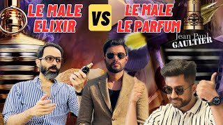 JPG LE MALE ELIXIR VS JPG LE MALE LE PARFUM  JEAN PAUL GAULTIER [upl. by Karna998]