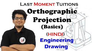 Orthographic Projection Full Basics Explained  Engineering Drawing In Hindi [upl. by Ok]