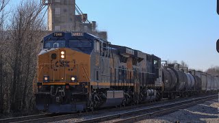 CSX 7248 Leads L607 With A Stellar Narrow Font K5LA [upl. by Tabib]