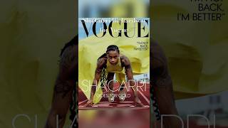 Shacarri Richardson Covers Vogue Magazine’s August issue in Ralph Lauren shacarririchardson Vogue [upl. by Ailema]