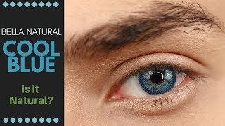 Bella Natural  Cool Blue Contact Lenses Review  Are they a Natural Blue Contact lens [upl. by Ahseit]