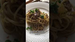 Quick amp Easy Spanish Sardines Pasta Recipe  Perfect Weeknight Meal [upl. by Nnaitsirhc4]