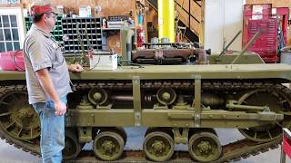 WWII M2 Cletrac Restoration Running After Engine Rebuild [upl. by Gesner239]