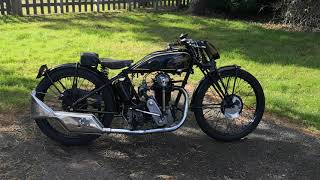 1927 Velocette KSS  TT idling [upl. by Nollahs]