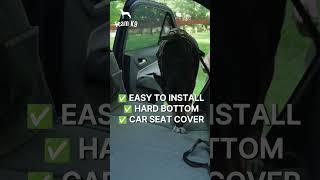 NEW Waterproof Hard Bottom Car amp Truck Seat Foldable Hammock Cover [upl. by Aettam]