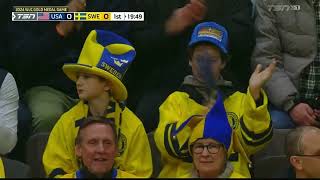 Full game of the USA vs Sweden Gold Medal game of the 2023  2024 World Jrs Championship [upl. by Asus]