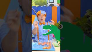 Blippi gets MAD😡 Try and try again to find the HIDDEN Slime Dinosaur 🦖 blippi shorts [upl. by Yancey521]