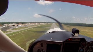 Tecnam P92 Eaglet N16HV HD Takeoff Hanover KOFP GOPRO [upl. by Mcfarland]