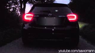 2013 MercedesBenz A 45 AMG Limousine 360 HP Launch Control Engine Rev Exhaust Sound Pull Away [upl. by Ely]