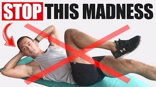 Why Ab Workouts Are A Waste Of Time DO THIS INSTEAD [upl. by Yehc]