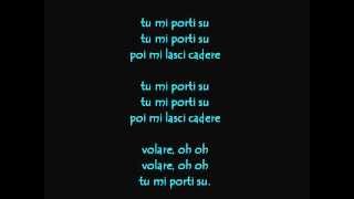 Giorgia ft Lorenzo Jovanotti  Tu Mi Porti Su Lyrics [upl. by Orelee]