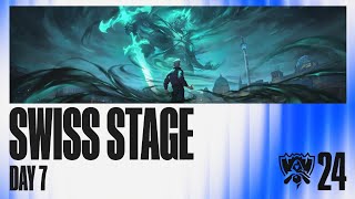 Worlds 2024  Swiss Stage  Round 4 Day 2 [upl. by Nonnaihr]