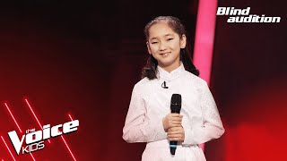 AmintsetsegB  quotEejiin Buuvein Duuquot  Blind Audition  The Voice Kids Mongolia 2024 [upl. by Esinnej866]