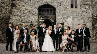 Spectacular Castle wedding at Kilkea Co Kildare [upl. by Luhey323]