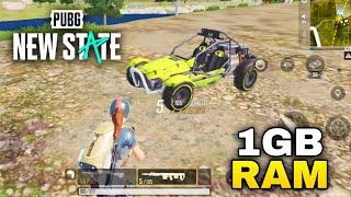 PUBG NEW STATE  1 GB Ram Phone  Low End Device Gameplay [upl. by Annayk703]