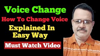 Active And Passive Voice  Voice Change UNIQUELEARNINGLAB [upl. by Alyehc]