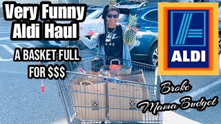 Aldi Haul Broke Mama Budget  GRAB A SNACK amp LAUGH 😂 12124 [upl. by Onimod]