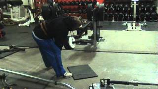 One arm barbell row meadows row supersetMPG [upl. by Tnarud]