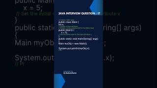 17 what are the questions asked in Java interview javaprogramming [upl. by Sidoma261]