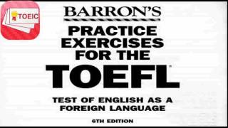 Barrons Practice Exercises For Toefl  CD2 [upl. by Enomar]