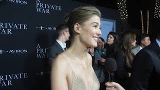 Rosamund Pike at the A Private War Movie Premiere in Beverly Hills [upl. by Thornie]