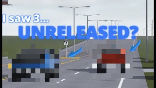 Spotted 3 UNRELEASED Cars in one session  Greenville Roblox [upl. by Yelkcub]