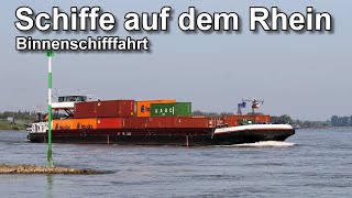 Schiffe auf dem Rhein  Sommer 2023  Binnenschifffahrt  Shipspotting [upl. by Ardnaet]