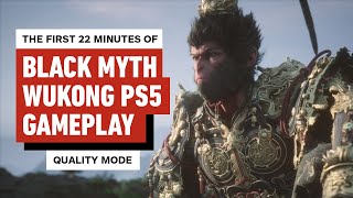 Black Myth Wukong PS5 Gameplay  The First 22 Minutes Quality Mode [upl. by Bevus]