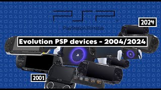 Evolution PSP devices  20042024  Sony Playstation [upl. by Ewolram]