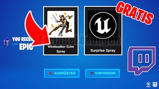 2 GRATIS Items mit Twitch Drops abholen fortnite [upl. by Pricilla]