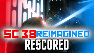 Star Wars SC 38 Scene 38 Reimagined Rescored w BATTLE OF HEROES  ObiWan Kenobi vs Darth Vader [upl. by Lennox477]