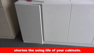 How to adjust soft close hinges amp kav 165 degree cabinet door hinges [upl. by Cirre474]