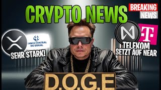 🚀 Crypto News Elon Musk  Doge👑 XRP🤫 Telekom setzt auf Near Protocol [upl. by Essam291]