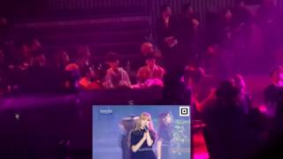 170222 BTS방탄소년단 EXO엑소 reaction to Gfriend여자친구 NAVILLERA  Rough GaonChartAwards2016 [upl. by Aeneus]