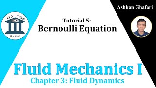 Tutorial 5  Fluid Mechanics Bernoulli Equation Problems  Chapter 3 Fluid Dynamics [upl. by Refinnej]