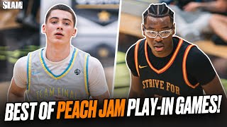 Bryce James and Jake West in the Nike EYBL Peach Jam PlayIn Game 😳🚨 [upl. by Ynobe]