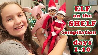 Elf on the Shelf Compilation The Patsy Family Christmas 2017 Day 110 [upl. by Ajani604]