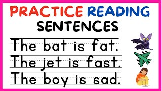 PRACTICE READING SENTENCES  PART 1  IMPROVE YOUR READING amp VOCABULARY SKILLS [upl. by Tema]