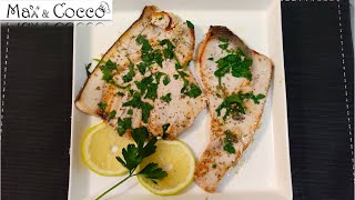 PESCE SPADA AL LIMONE E CAPPERI  Ricetta Facile e Veloce alla Piastra in Padella alla Griglia [upl. by Oric]