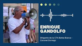 Dirigente gremial Enrique Gandolfo dijo que la adhesión a la medida de fuerza de hoy fue quotmasivaquot [upl. by Louanne91]