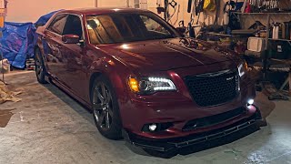 Chrysler 300 SRT8  How to install splitterlip amp sideskirt extensions [upl. by Aisereht675]